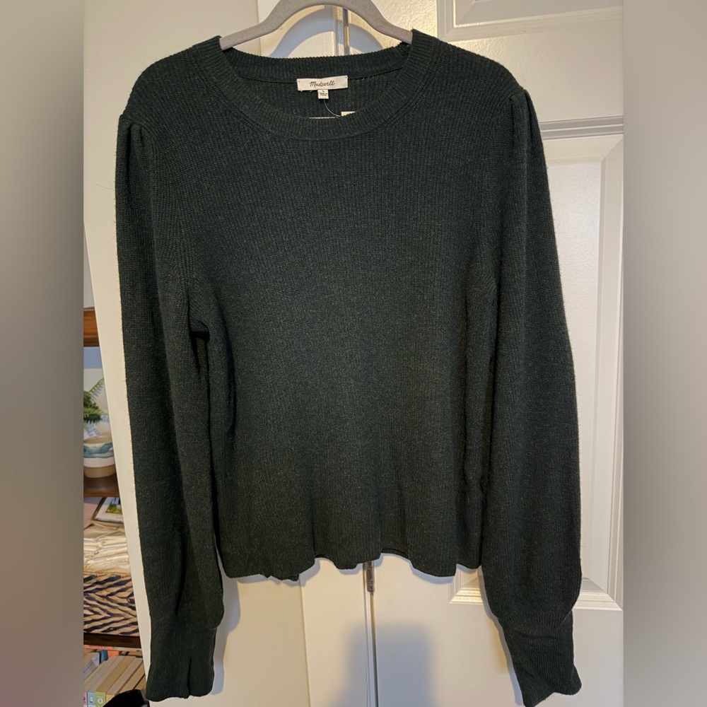 Madewell Dark Green Sweater - NWT